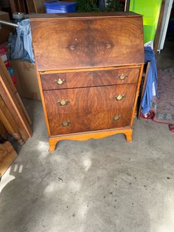 Antique secretary desk