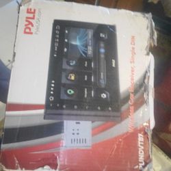 Single Din Full Touch Screen Pyle Car Stereo