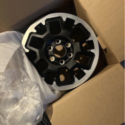 Brand new 2025 4x 18” alloy Toyota TRD OffRoad rims/wheels. $1000 OBO