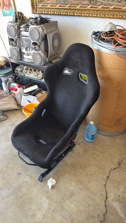 Nrg echelon racing seat w/buddy club rails 08-14 Subaru wrx sti