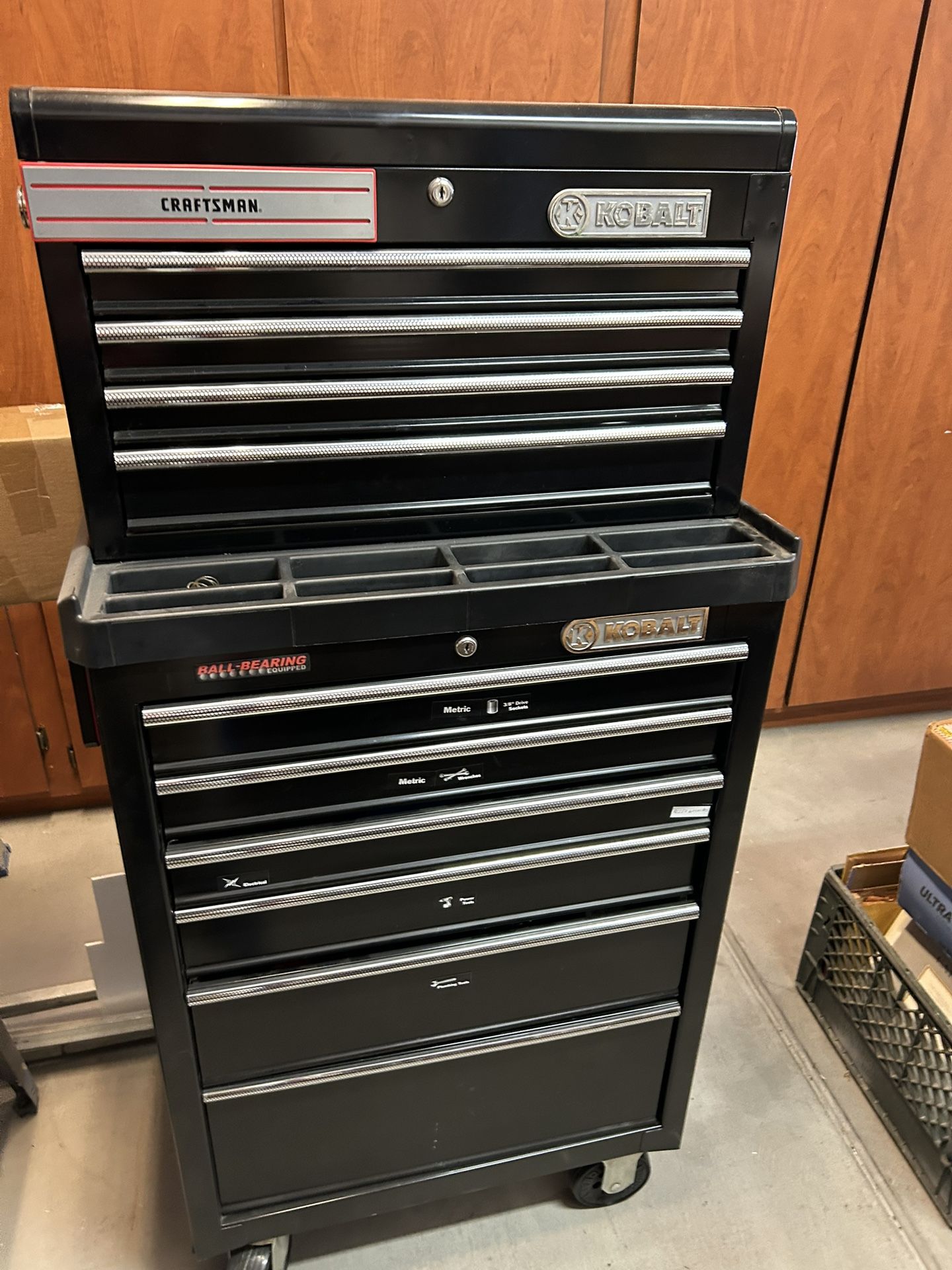 Kobalt Metal Stacked Tool Box