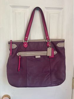 Coach Large Leather Tote Bag