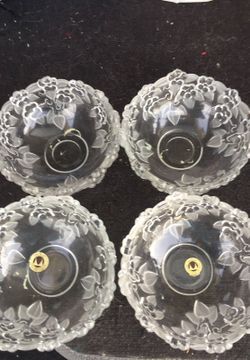 Original WALTHER KRISTALL GLASS BOWELS