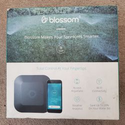 New Blossom 8 - Eight Zone Smart Watering Controller - Wi-Fi Network Connectivity - Self-Scheduling Sprinkler Irrigation System