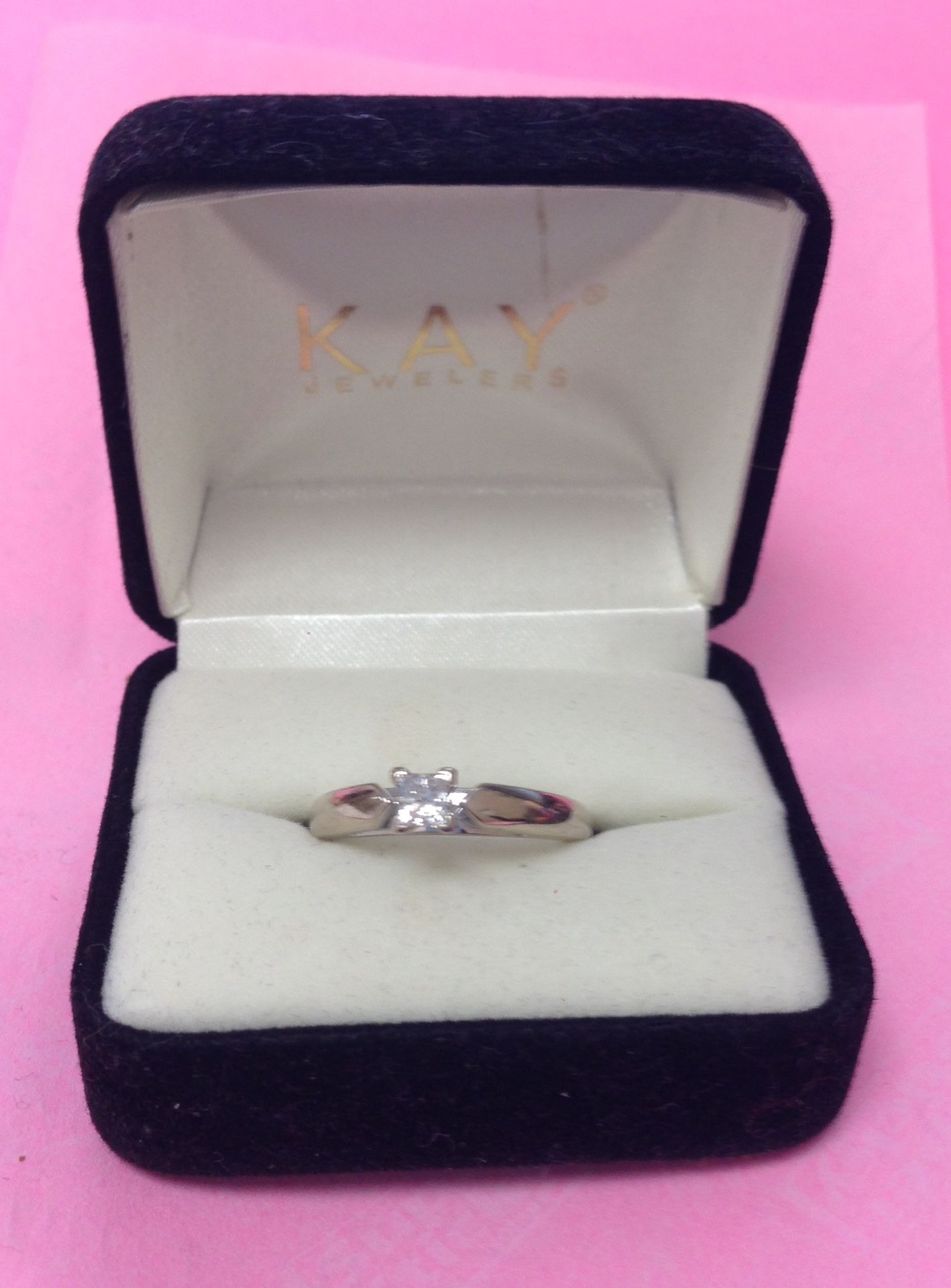 Colorless Diamond Ring   