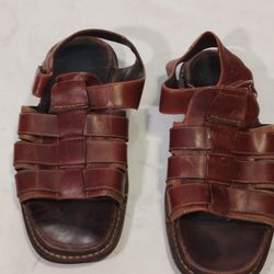 Timberland Sandals Genuine Leather Size 9 1/2 Men's 