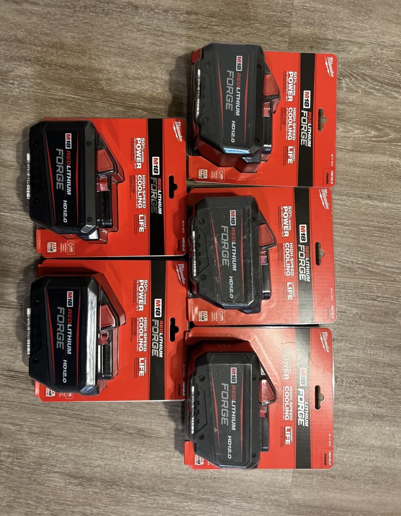 Milwaukee 12.0 Forge Battery ($160 Each)