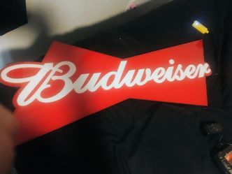 Budweiser light up sign