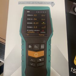 BLATN Smart 128s Air Quality Monitor Indoor CO2 PM2.5 TVOC Meter 