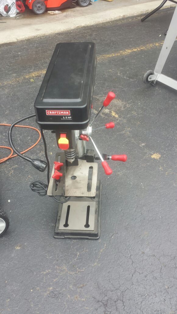 Craftsman 10 inch drill press with laser