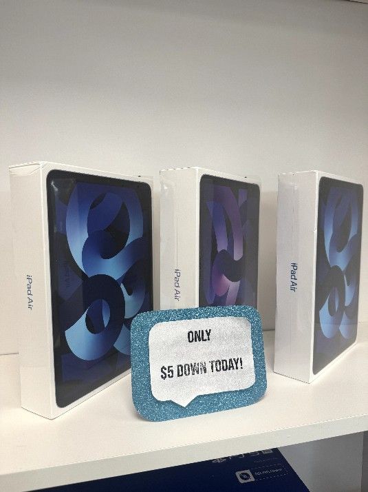 Apple iPad Air 5 - Pay $1 DOWN AVAILABLE - NO CREDIT NEEDED