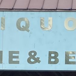 Letras En Color oro Espejo Para Liquor  Wine & Beer 