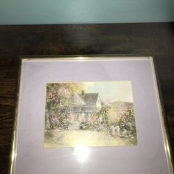 Antique Signed Print 