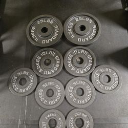95lb Brand New Generic Olympic Weight Plate Set 
