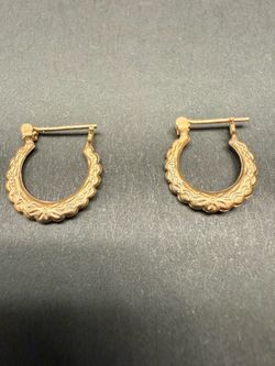 14K Gold Vintage Earrings