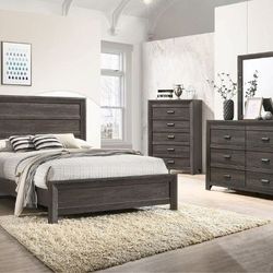 Queen Bed Frame Dresser Mirror Night Stand Price Firm