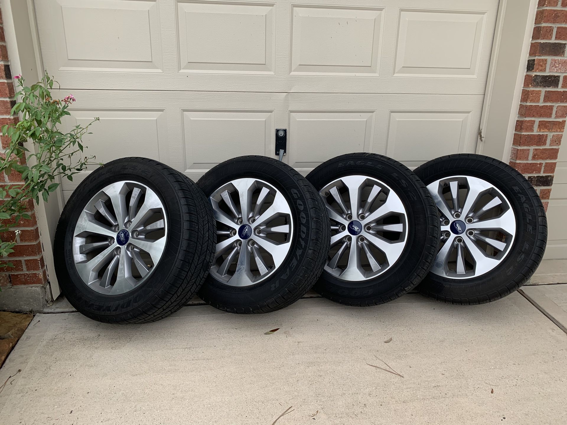 2017 F-150 20 inch factory rims - 275/55R20 Goodyear tires