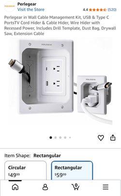 Perlegear In-Wall Cable Management Kit