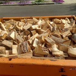 Truck bed of seasoned Firewood 