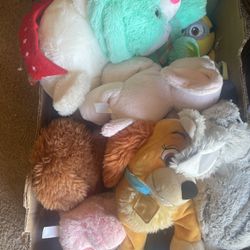 Box Of Stuff Animals 