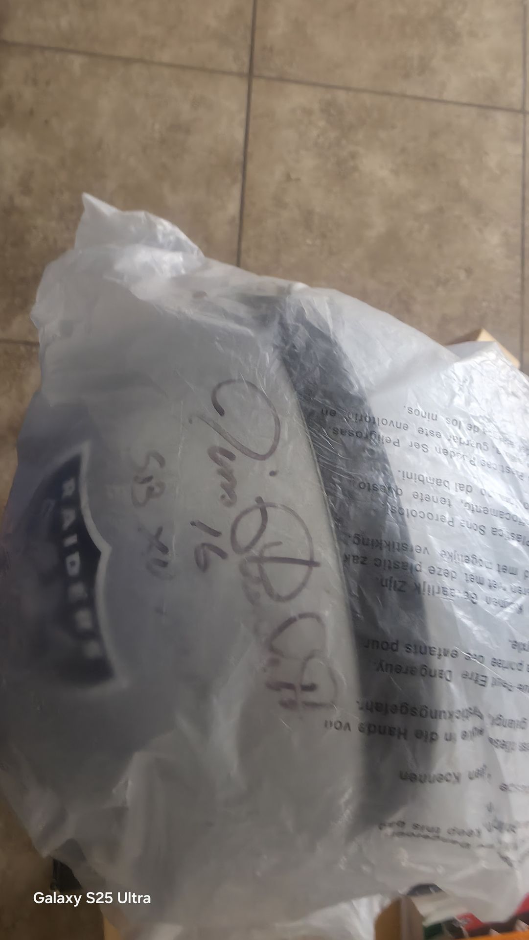 Oakland Raiders Jim Plunkett autographed