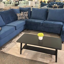 Brand New Navy Blue Oversized Sectional Couch 