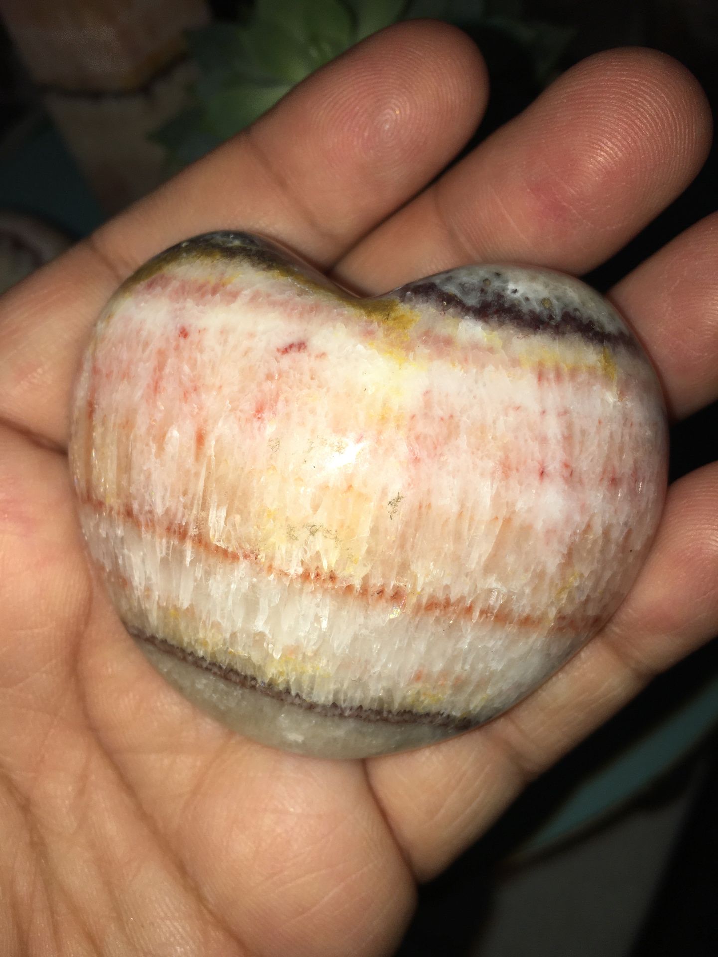 Banded Jasper Heart