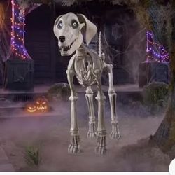 7Ft. Home Depot Giant Skeleton Dog 