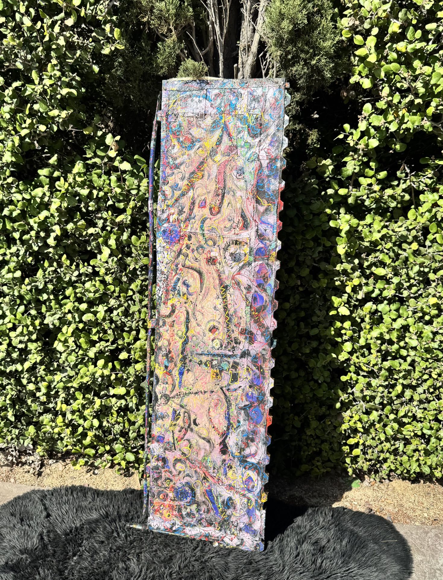 Large Hand Painted Acrylic Original Hanging Wall Abstract Picture Art