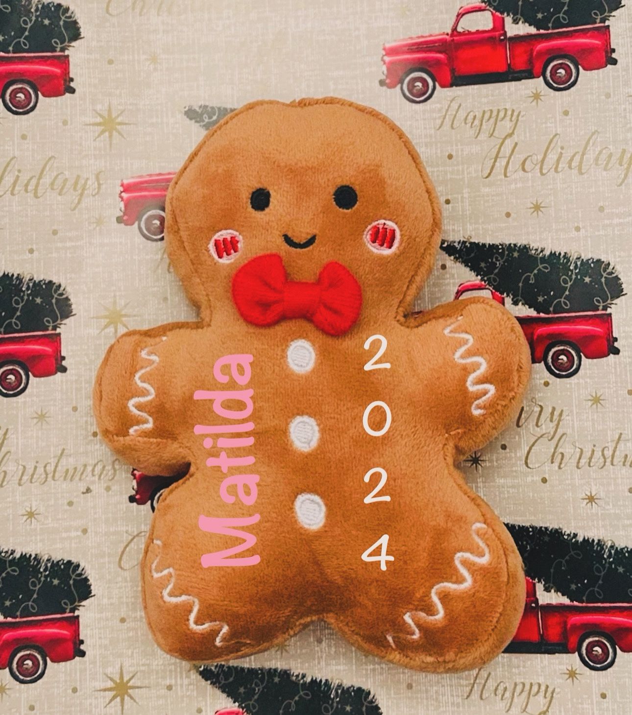 Gingerbread Plushies