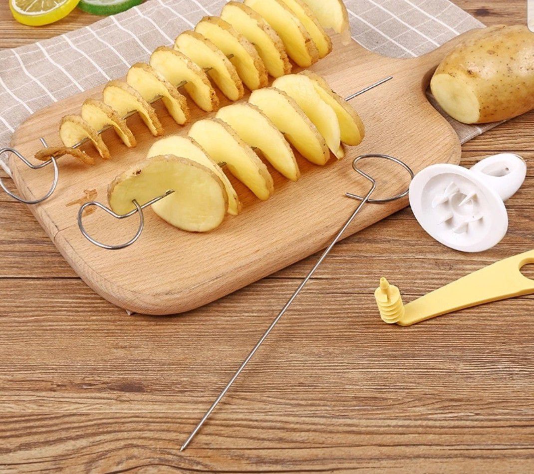 Potato Spiral Cutter Cucumber Slicer Kitchen