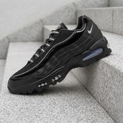 Women's Nike Air Max 95 Big Bubble Shoes - Black/Reflect Silver - Size 6, 6.5, 7.5