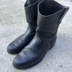 Red Wing Boots Slip On Black 10.5