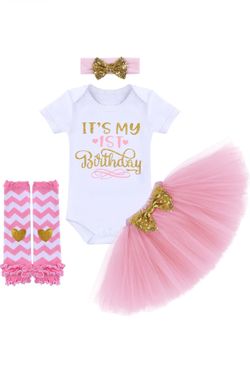 1st Birthday Girl Outfit