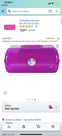 Glitter pink caboodle