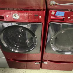 Set lavadora y secadora eléctrica