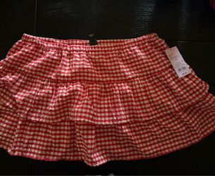 Target gingham skirt with built in shorts