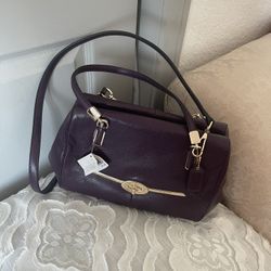 Coach Dark Purple Purse