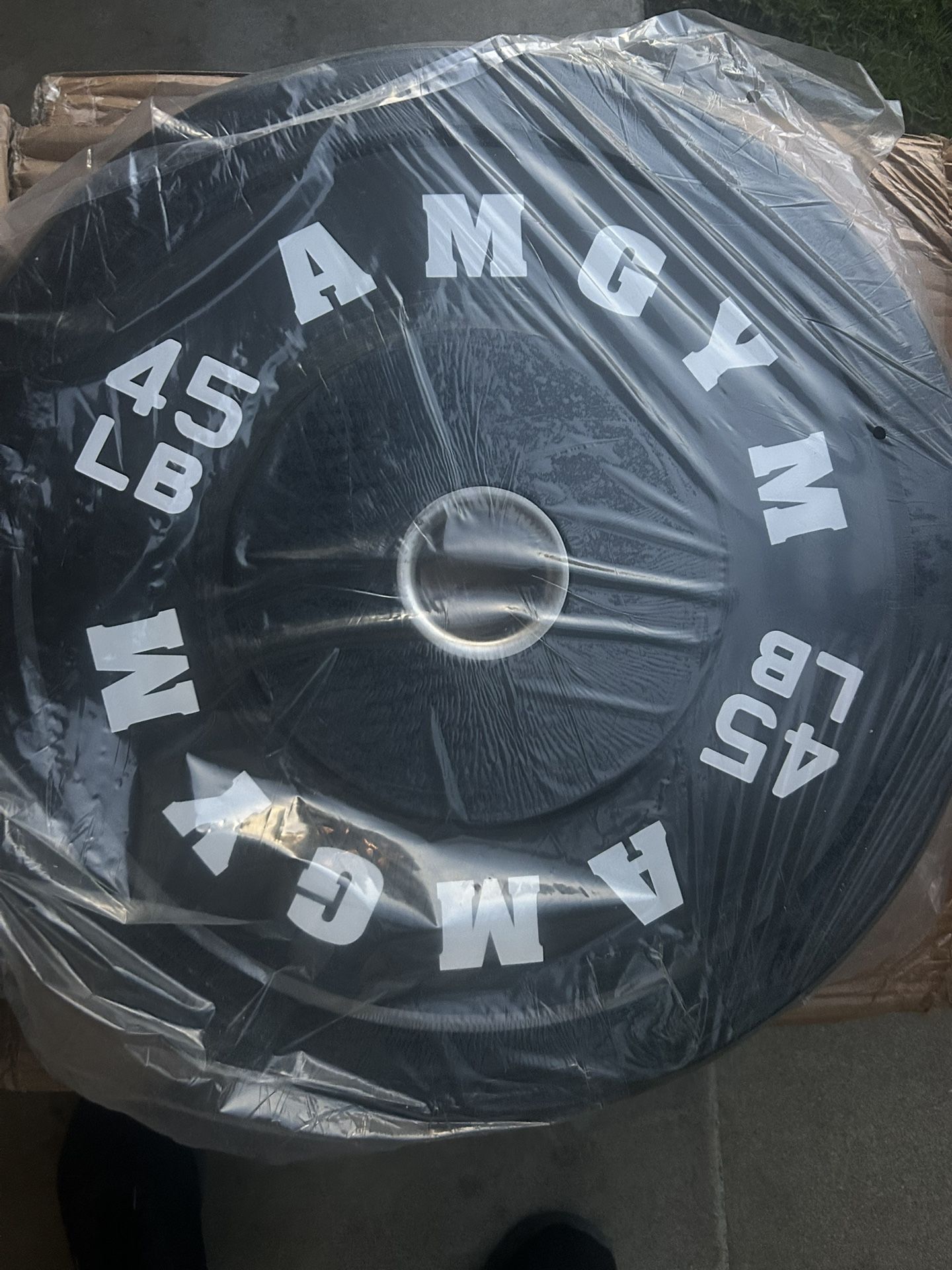 Single 45 bumper weight