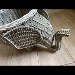 Potter Barn Elephant Basket