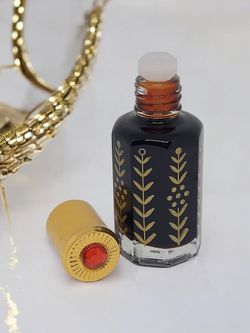 Long Lasting Luxury Unisex Black Musk Body Oil Fragrance 12 ML