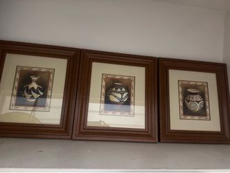 Set of 3 Frames Sizes 18 1/2” each