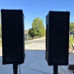 Powerwerks PA System PW50 with stands, Pair