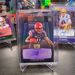 2020 Panini Obsidian Draft Picks Antonio Gandy Golden Auto 38/49
