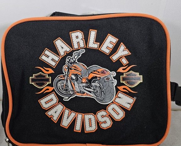 Harley Davidson® Insulated Black Lunch Bag Cooler