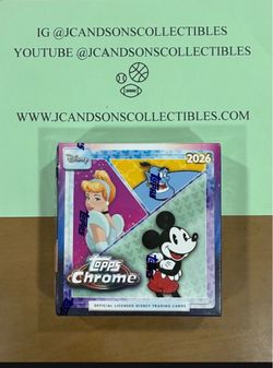 TOPPS CHROME 2026 DISNEY MEGA BOX BRAND NEW SEALED
