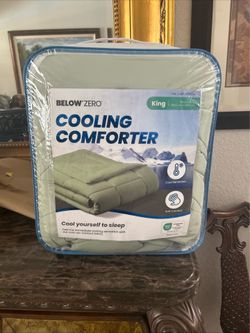 Below Zero King Green Cooling Comforter