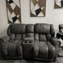 Grey Recliner 