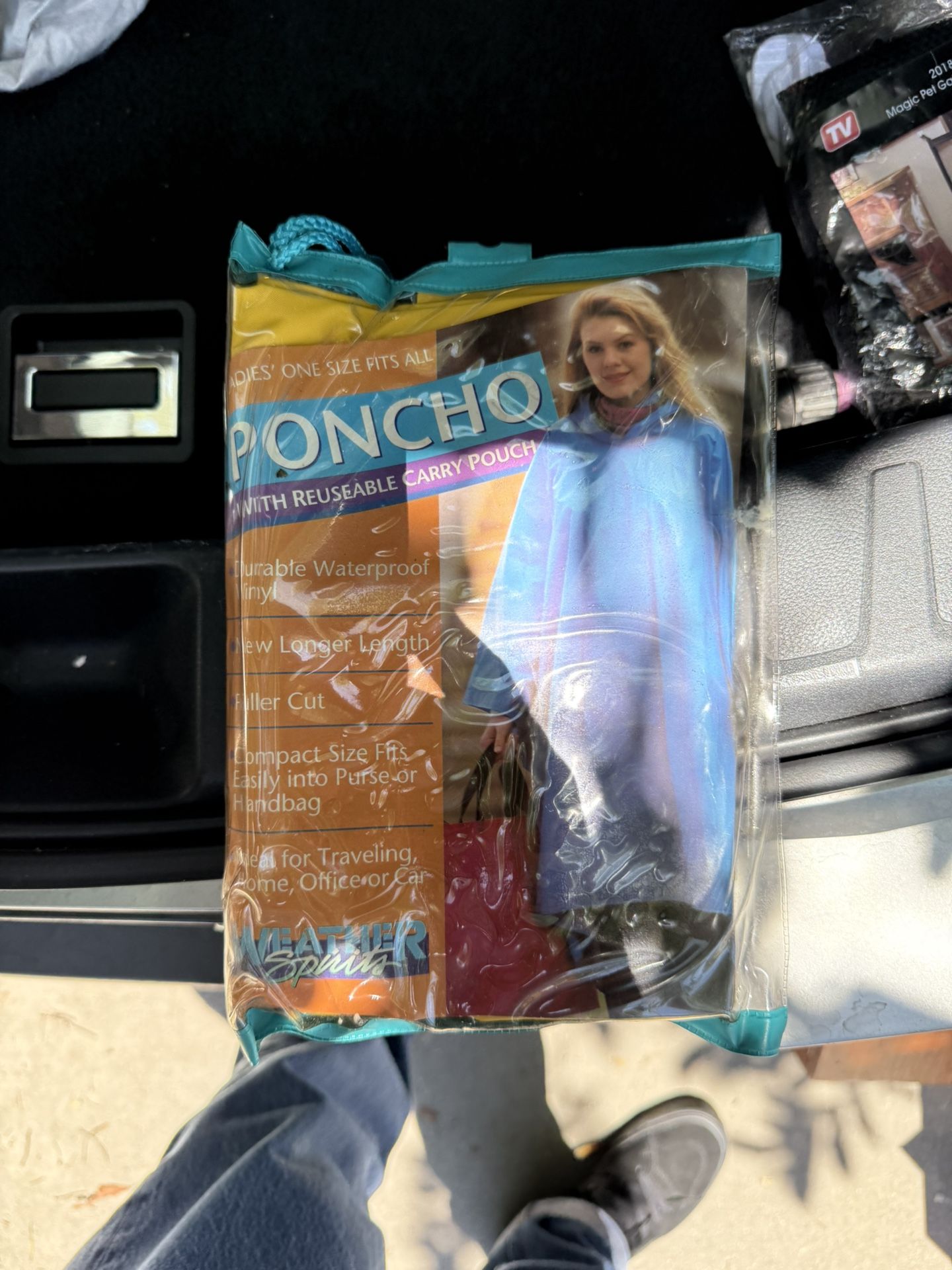 Flash Light And Waterproof Poncho