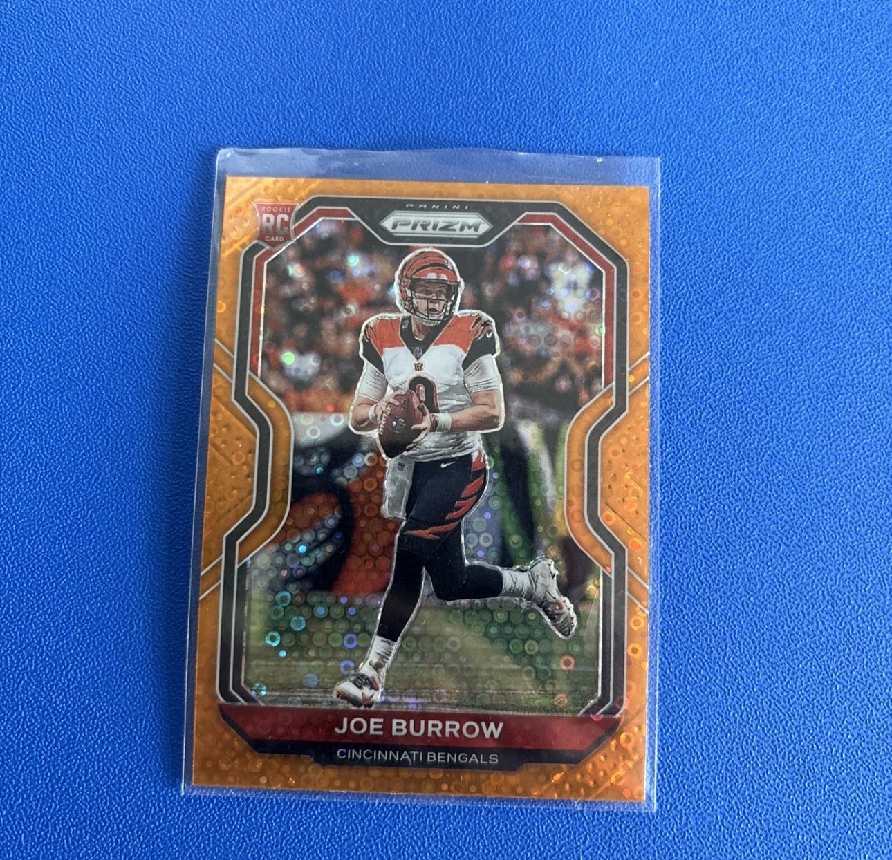2020 Panini Prizm - Rookie Orange Disco Prizm #307 Joe Burrow (RC)